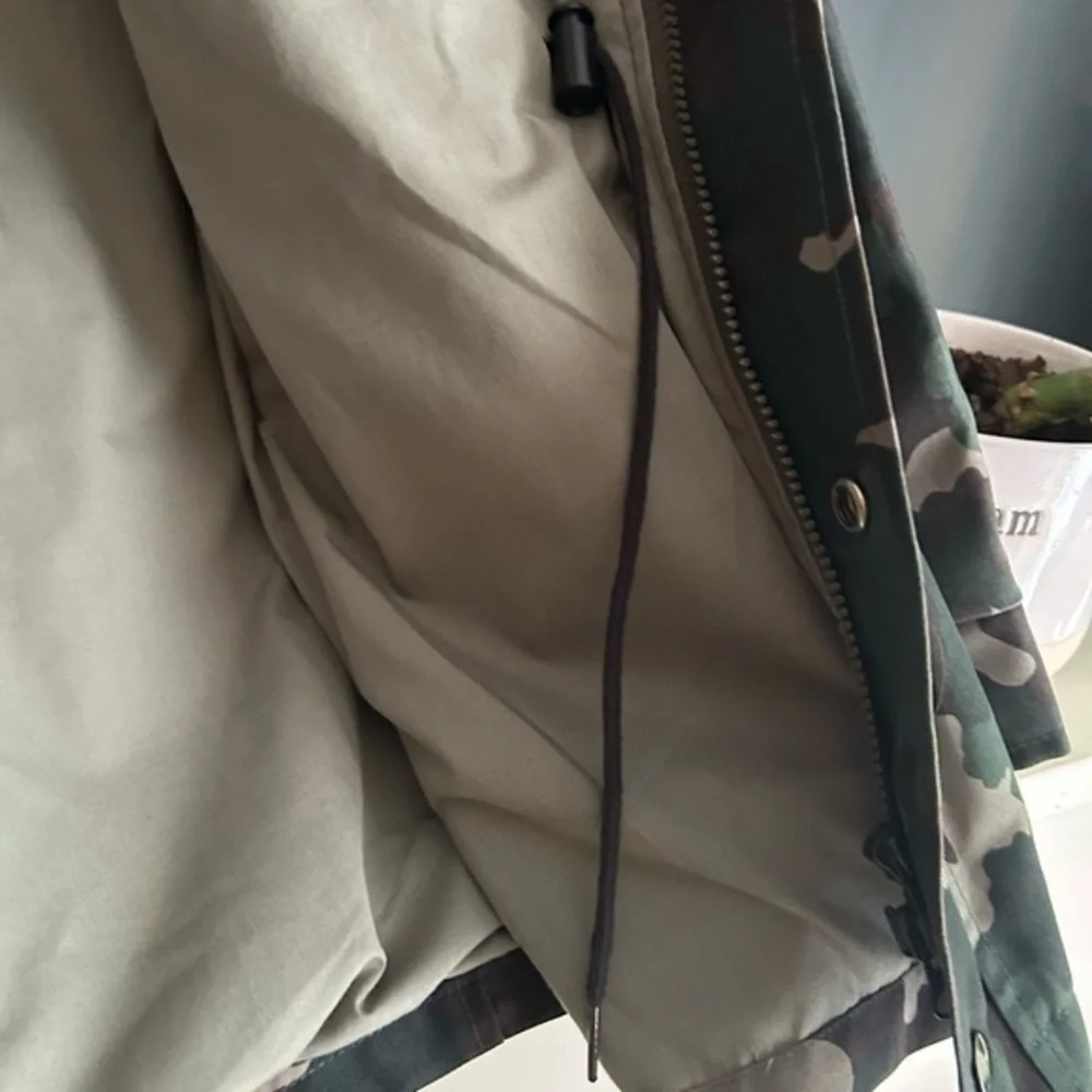 Vintage Camouflage Military Field Jacket 42R XL - Picture 8 of 16